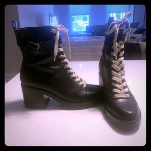 Marc Fisher Heeled Combat Boots